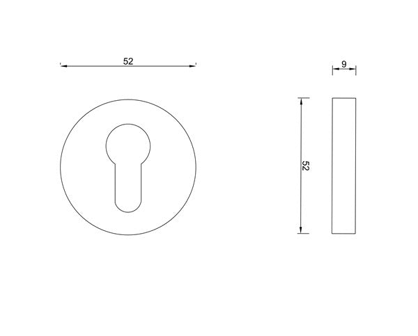 T16- Round Escutcheons