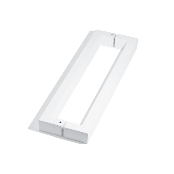 E35- New Mercury Satin White Entrance Pull Handle