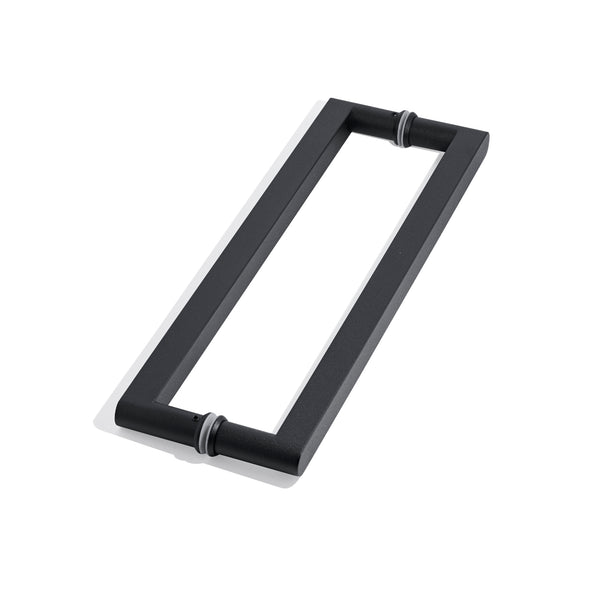E48 - Melbourne Textured Matt Black Entrance Pull Handle