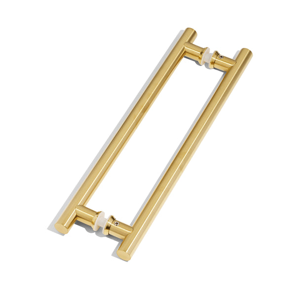E55 - Small Satin Gold Seaforth Entrance Pull Handle
