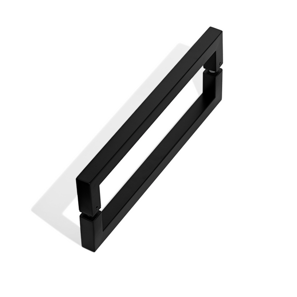 E68 - Matt Black Williamstown Entrance Pull Handle