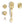 E77 - Hahndorf Satin Gold Single Cylinder Entrance Set - Round Knob