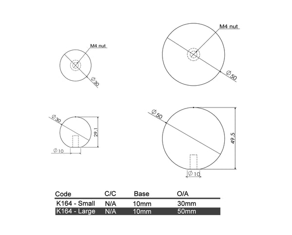 K164 - Banca Sphere Timber Knob