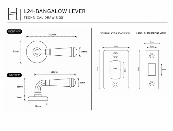 L24 - Bangalow Lever