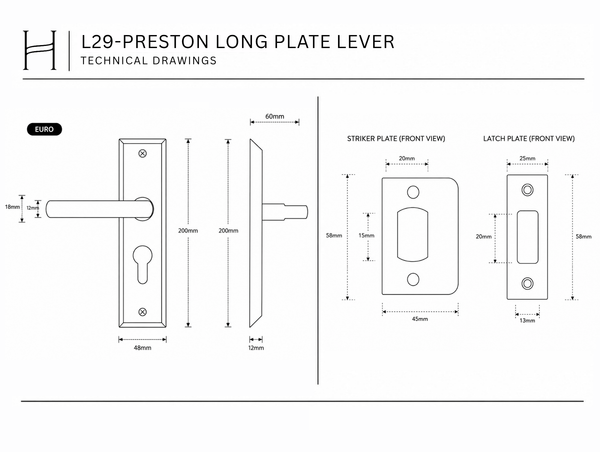 L29 - Preston Long Plate Lever
