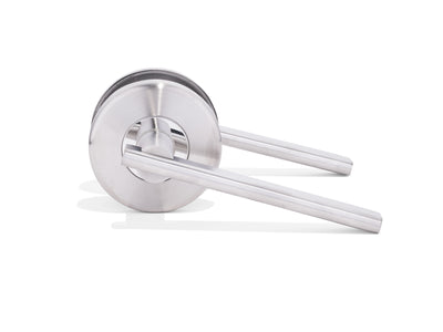 L4- Noosa Brushed Stainless Steel Lever