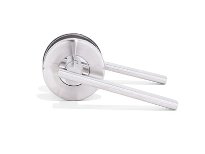 L4- Noosa Brushed Stainless Steel Lever