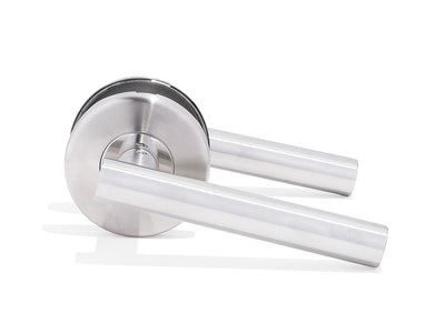 L6 - Brisbane Brushed Stainless Steel Lever