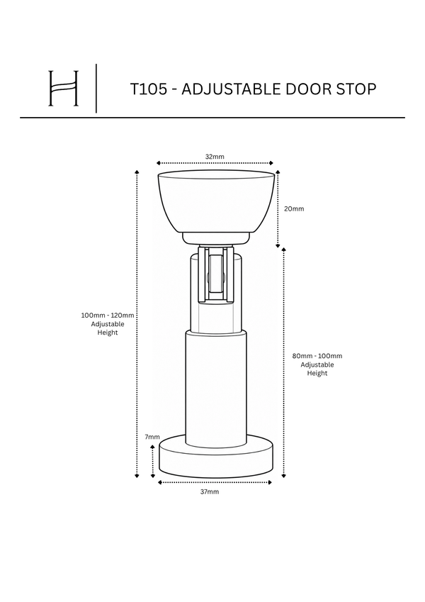 T105 - Adjustable Door Stop