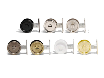 T1- Round Cavity Sliding Door Privacy Lock Set