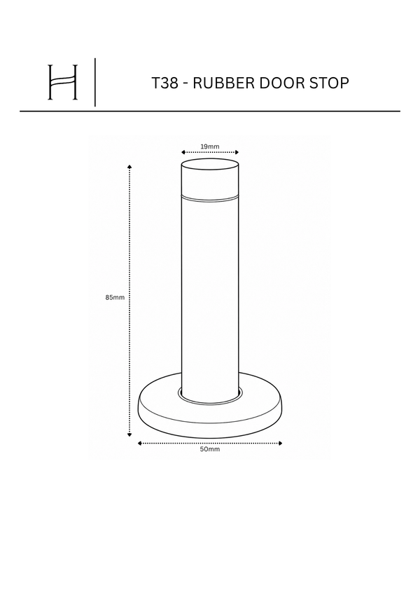 T38 - Rubber Door Stop