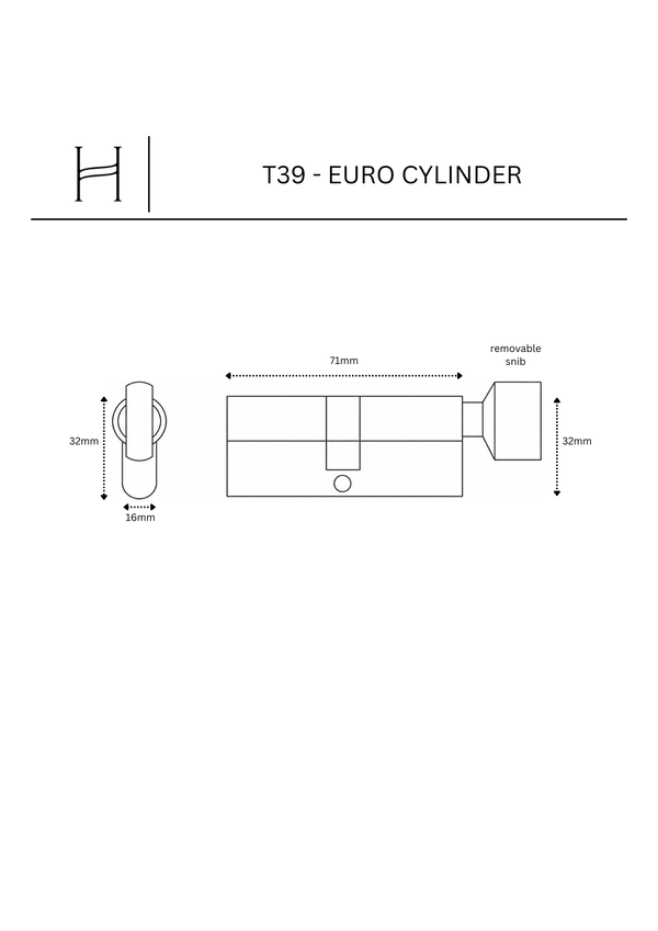 T39 - Euro Cylinder