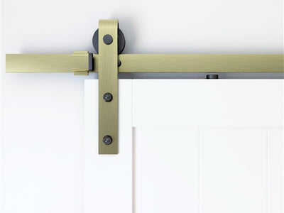 T73 - Antique Bronze Barn Door Track Kit