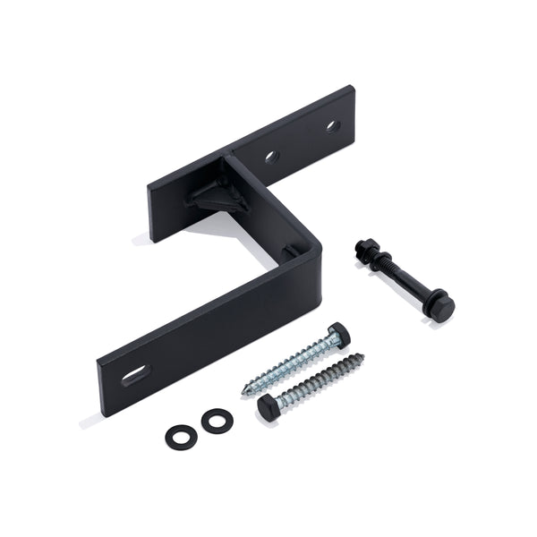 T84 - Black Barn Door Bypass Bracket