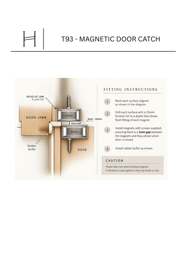T93 - Magnetic Door Catch