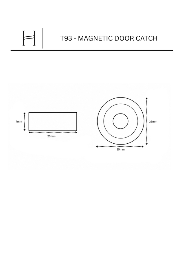 T93 - Magnetic Door Catch