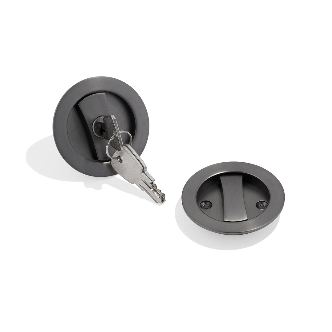 T98 - Round Sliding Cavity Door Key Set – Handle House