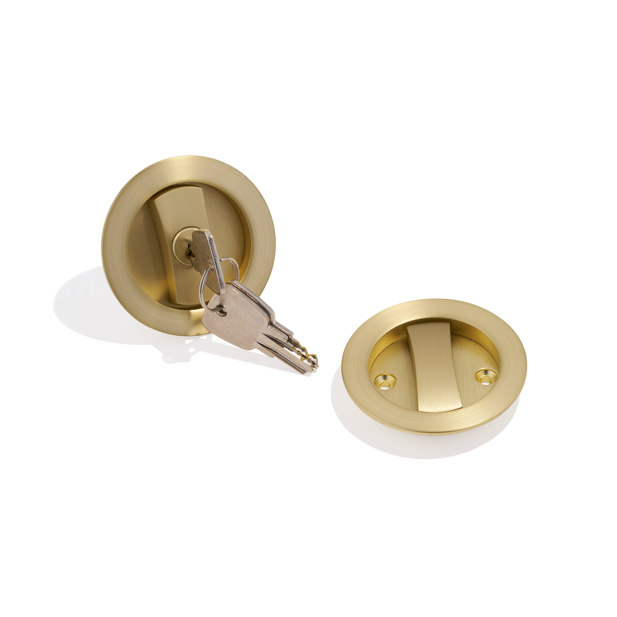 T98 - Round Sliding Cavity Door Key Set – Handle House