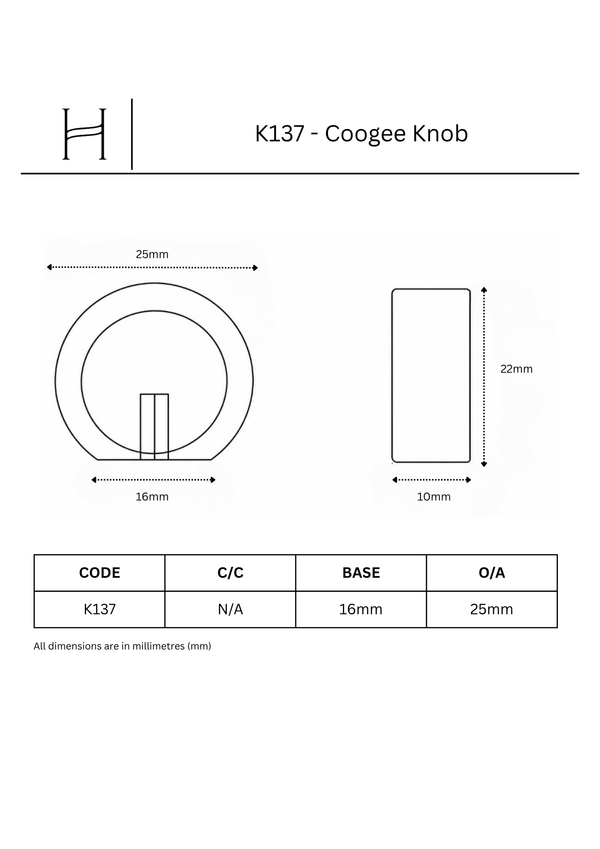 K137 - Coogee Knob