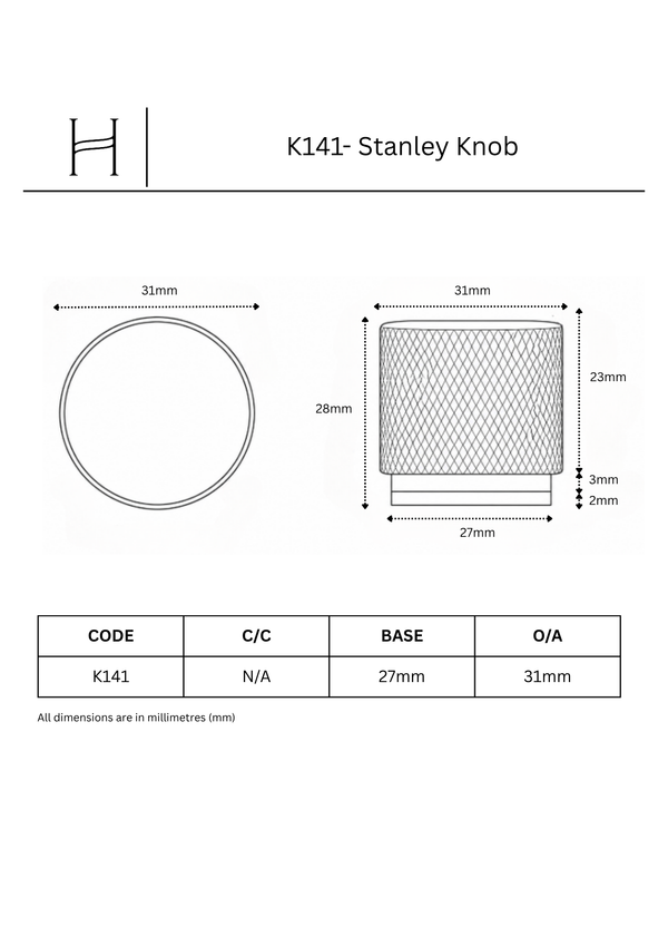 K141- Stanley Knob