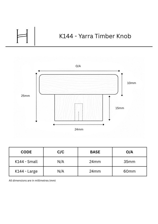 K144 - Yarra Timber Knob