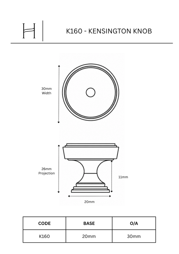 K160 - Kensington Knob