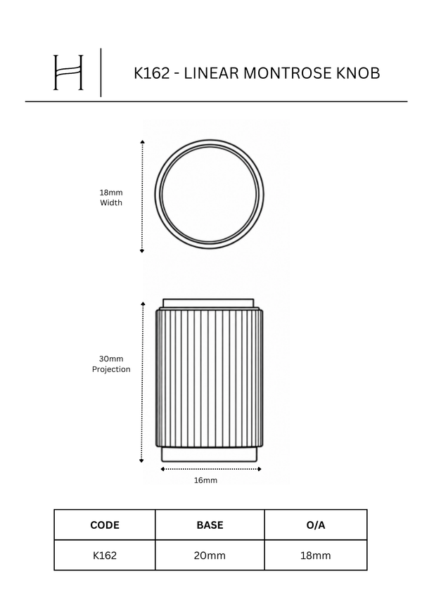K162 - Linear Montrose Knob