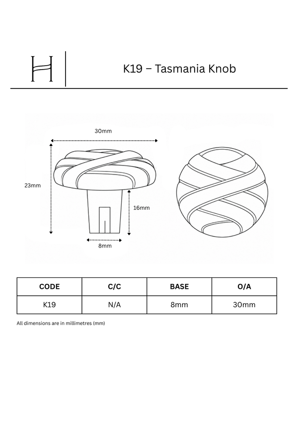 K19 – Tasmania Knob