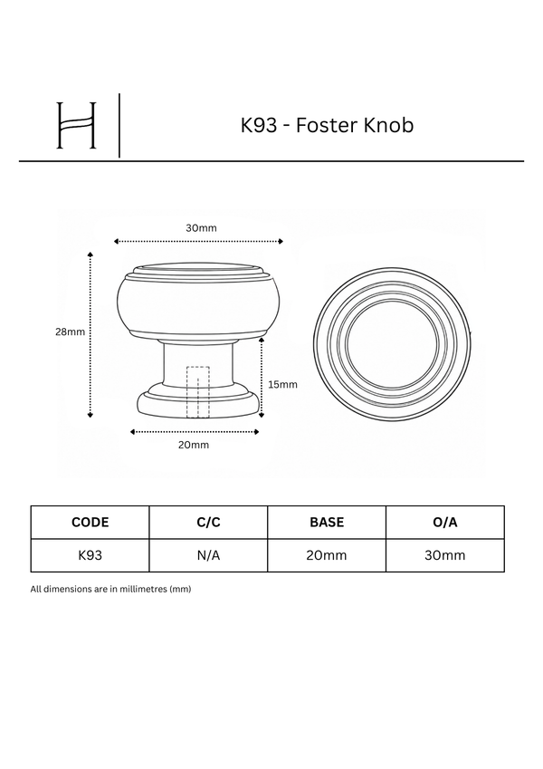 K93 - Foster Knob