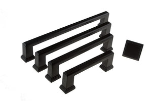Black Decorative Square Handle Cabinet Handle (C156-BL-Bondi)