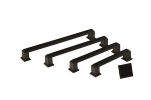 Black Decorative Square Handle Cabinet Handle (C177 Kirribilli)