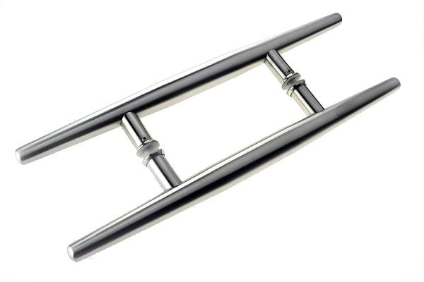 Brushed Stainless Steel Tapered ends Handle Entrance Pull Handles (E32 New Margrave ) compressed