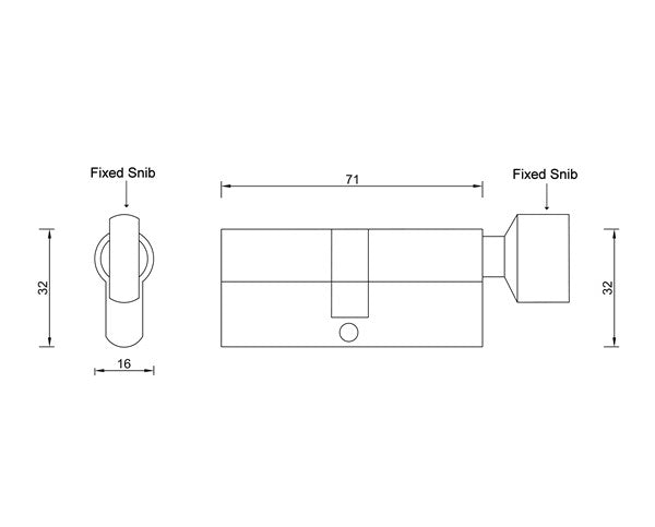 Diagram Black OR Satin Nickel Door Hardware Locks & Accessories (T49 Single Cylinder)