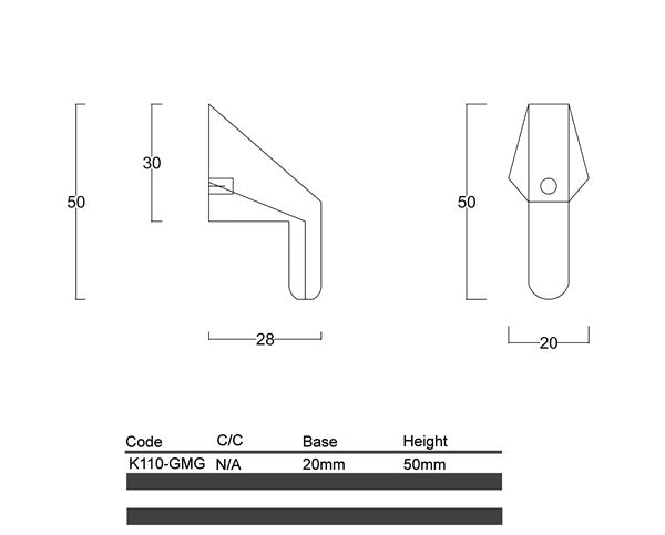 Diagram Gunmetal Grey Hook Knob Cabinet Knob (K110 Wynham)