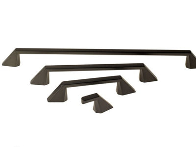 Gunmetal Grey Angled Straight Bar Handle Cabinet Handle (C192 Wyndham)