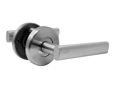 L12 - City Brushed Stainless Steel Lever