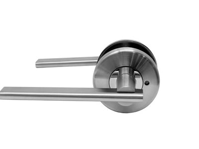 L4- Noosa Brushed Stainless Steel Lever