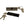 Satin Nickel OR Black Door Hardware Locks & Accessories (T15 90mm Euro Clinder)